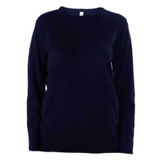 KARIBAN Női környakas testhezálló pulóver, Kariban KA968, Navy-2XL női pulóver, kardigán