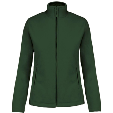 KARIBAN Női MAUREEN cipzáras polár pulóver, Kariban KA907, Forest Green-M
