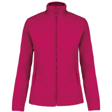 KARIBAN Női MAUREEN cipzáras polár pulóver, Kariban KA907, Fuchsia-L