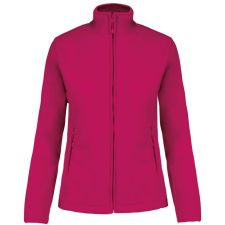 KARIBAN Női MAUREEN cipzáras polár pulóver, Kariban KA907, Fuchsia-S női pulóver, kardigán