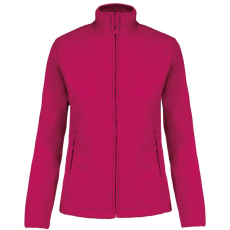 KARIBAN Női MAUREEN cipzáras polár pulóver, Kariban KA907, Fuchsia-XS