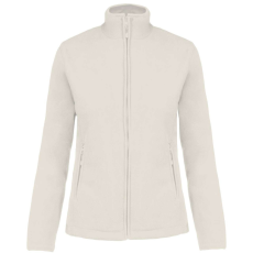 KARIBAN Női MAUREEN cipzáras polár pulóver, Kariban KA907, Natural-4XL