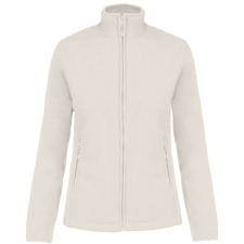 KARIBAN Női MAUREEN cipzáras polár pulóver, Kariban KA907, Natural-XL női pulóver, kardigán