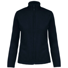 KARIBAN Női MAUREEN cipzáras polár pulóver, Kariban KA907, Navy-2XL