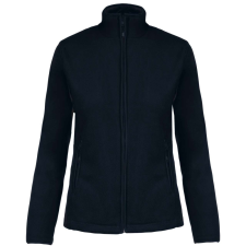 KARIBAN Női MAUREEN cipzáras polár pulóver, Kariban KA907, Navy-4XL női pulóver, kardigán