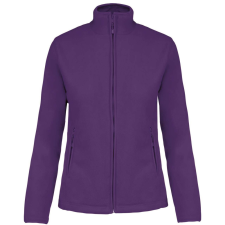 KARIBAN Női MAUREEN cipzáras polár pulóver, Kariban KA907, Purple-3XL női pulóver, kardigán
