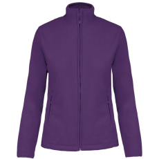 KARIBAN Női MAUREEN cipzáras polár pulóver, Kariban KA907, Purple-XS