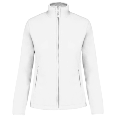KARIBAN Női MAUREEN cipzáras polár pulóver, Kariban KA907, White-4XL