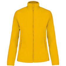 KARIBAN Női MAUREEN cipzáras polár pulóver, Kariban KA907, Yellow-2XL női pulóver, kardigán