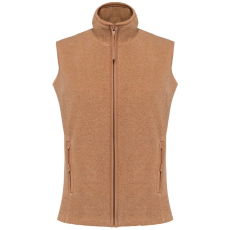 KARIBAN Női MELODIE polár mellény, Kariban KA906, Camel Heather-M