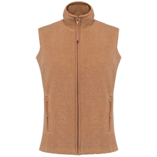 KARIBAN Női MELODIE polár mellény, Kariban KA906, Camel Heather-XL női mellény