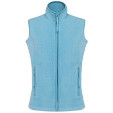 KARIBAN Női MELODIE polár mellény, Kariban KA906, Cloudy Blue Heather-4XL női mellény