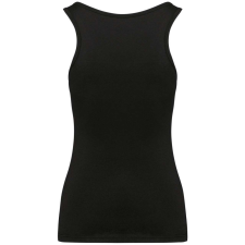 KARIBAN Női organikus ujjatlan póló KA3024IC, Black-L női póló