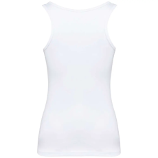 KARIBAN Női organikus ujjatlan póló KA3024IC, White-XL
