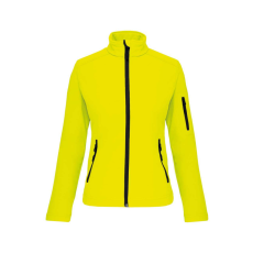 KARIBAN Női softshell dzseki KA400, Fluorescent Yellow-4XL