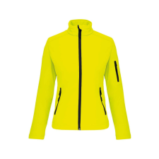KARIBAN Női softshell dzseki KA400, Fluorescent Yellow-M női dzseki, kabát