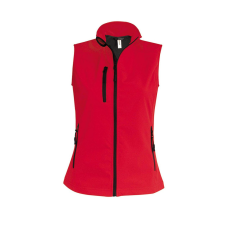 KARIBAN Női softshell mellény, Kariban KA404, Red-M