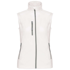 KARIBAN Női softshell mellény, Kariban KA404, White-2XL