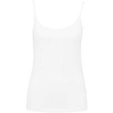 KARIBAN Női spagetti pántos sztreccs trikó, Kariban KA397, White-L női trikó