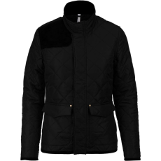 KARIBAN Női steppelt kabát, Kariban KA6127, Black/Black-XS