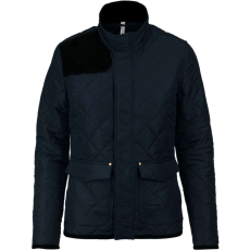 KARIBAN Női steppelt kabát, Kariban KA6127, Navy/Black-2XL