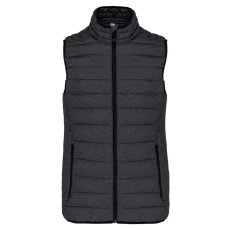 KARIBAN Női ultrakönnyű mellény, Kariban KA6114, Marl Dark Grey-2XL