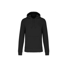 KARIBAN organikus féfi kapucnis pulóver KA4027, Black-5XL férfi pulóver, kardigán