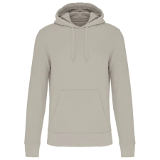 KARIBAN organikus féfi kapucnis pulóver KA4027, Clay-3XL férfi pulóver, kardigán