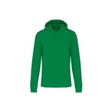 KARIBAN organikus féfi kapucnis pulóver KA4027, Kelly Green-2XL