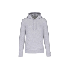 KARIBAN organikus féfi kapucnis pulóver KA4027, Oxford Grey-2XL