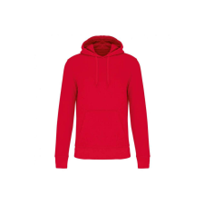 KARIBAN organikus féfi kapucnis pulóver KA4027, Red-2XL férfi pulóver, kardigán