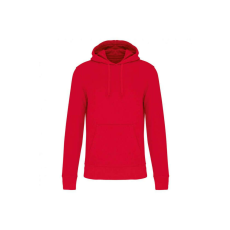 KARIBAN organikus féfi kapucnis pulóver KA4027, Red-L