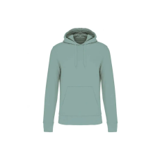 KARIBAN organikus féfi kapucnis pulóver KA4027, Sage-2XL