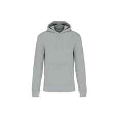 KARIBAN organikus féfi kapucnis pulóver KA4027, Snow Grey-2XL