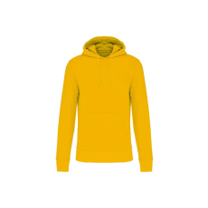 KARIBAN organikus féfi kapucnis pulóver KA4027, Yellow-5XL