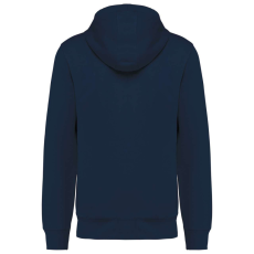 KARIBAN organikus kapucnis vastag pulóver KA4009, Navy-2XL