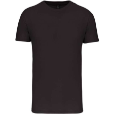 KARIBAN organikus rövid ujjú férfi póló KA3025IC, Dark Grey-2XL férfi póló