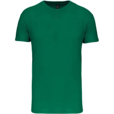 KARIBAN organikus rövid ujjú férfi póló KA3025IC, Kelly Green-3XL