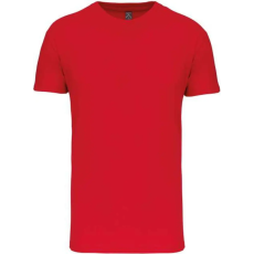 KARIBAN organikus rövid ujjú férfi póló KA3025IC, Red-3XL
