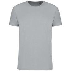 KARIBAN organikus rövid ujjú férfi póló KA3025IC, Snow Grey-XL