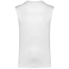 KARIBAN organikus széles vállú ujjatlan férfi póló KA3022IC, White-3XL