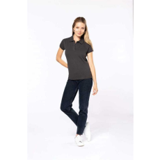 KARIBAN Póló Kariban Brooke galléros női női (95%pamut 5%elasztán 220g/m2) navy, L