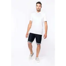 KARIBAN Póló Kariban Mike galléros férfi férfi (95%pamut 5%elasztán 220g/m2) red, M
