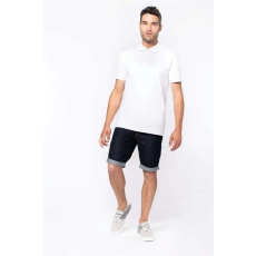 KARIBAN Póló Kariban Mike galléros férfi férfi (95%pamut 5%elasztán 220g/m2) red, S