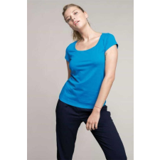 KARIBAN Póló Kariban női rövid ujjú női (100%pamut 180g/m2) fuchsia, 3XL munkaruha