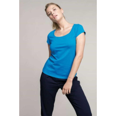 KARIBAN Póló Kariban női rövid ujjú női (100%pamut 180g/m2) navy, 3XL