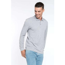 KARIBAN Pólóing Kariban férfi hosszú ujjú férfi, light royal blue, 4XL