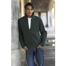 KARIBAN Pulóver Kariban Falco polár férfi cipzáras unisex (300g/m2) convoy grey, 2XL munkaruha