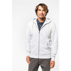 KARIBAN Pulóver Kariban férfi, ash heather, 2XL