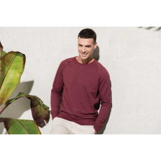 KARIBAN Pulóver Kariban férfi kereknyakú hosszú ujjú férfi (300g/m2) red, S